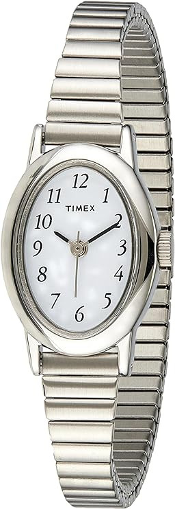 Timex Women's Cavatina Watch - TPearl Dial Gold-Tone Case | Amazon (US)