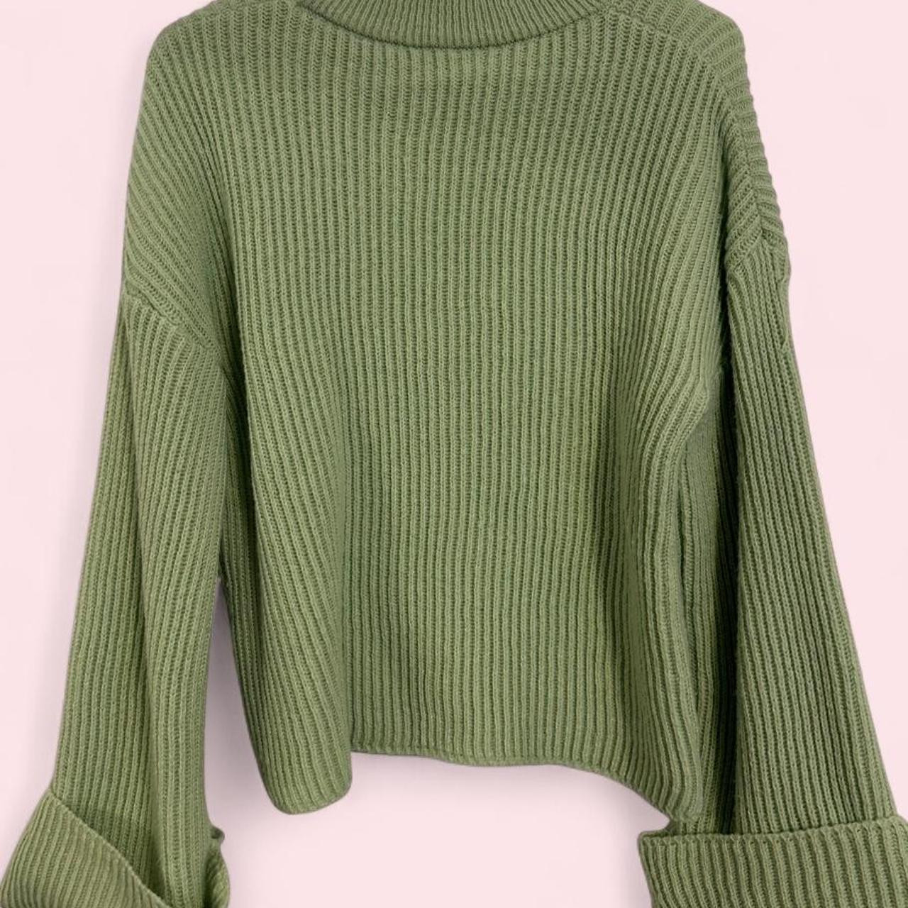 SHEIN Women's Sweater - Green - M | Depop US