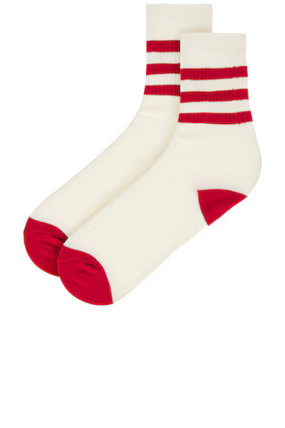 Casa Clara Kenny Sock in Red Stripe from Revolve.com | Revolve Clothing (Global)