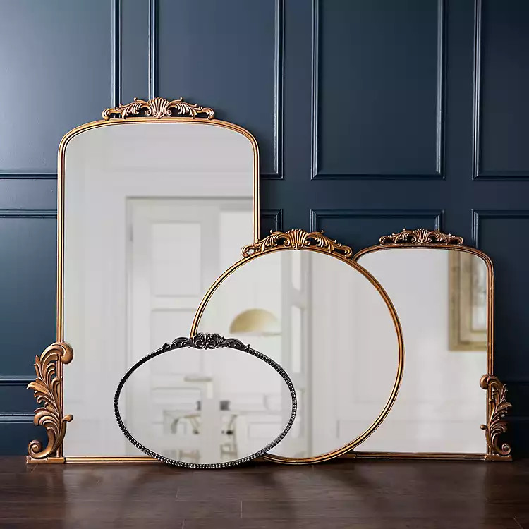 Gold Bordeaux Ornate Leaner Mirror, 46x63 in. | Kirkland's Home