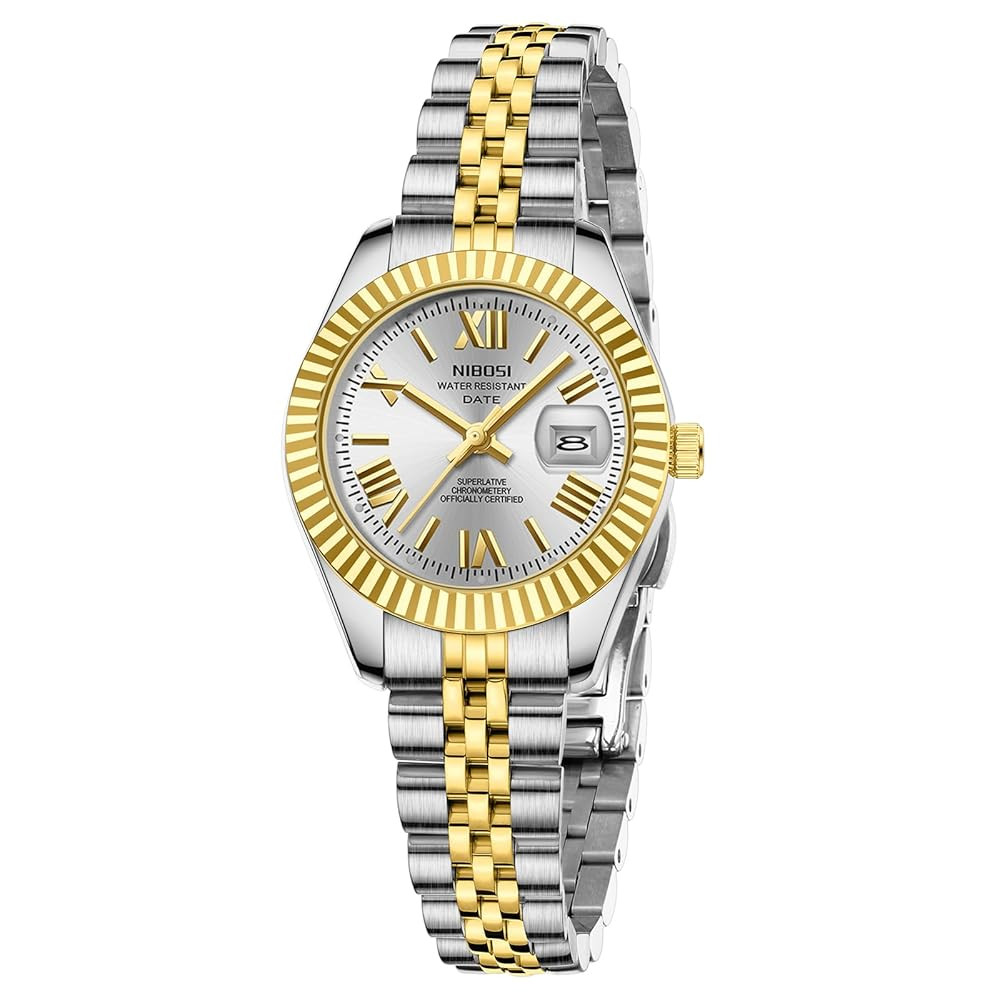 NIBOSI Watches for Women Analog Quartz Waterproof Ladies Wrist Watches with Date Dainty Fashion L... | Amazon (US)