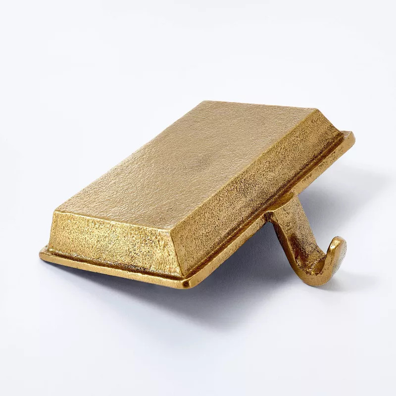 Cast Stocking Holder Gold - Threshold™ designed with Studio McGee | Target