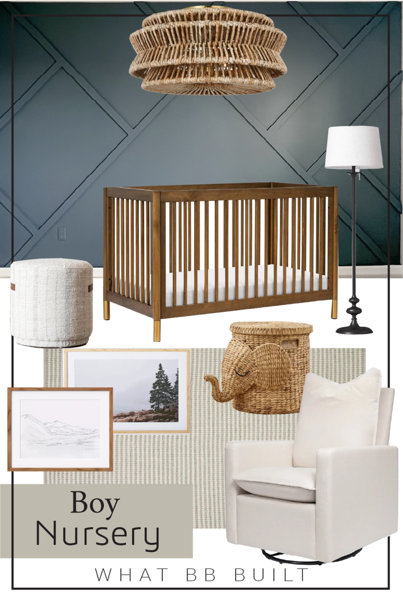  Boy Nursery mood board for my modern nursery accent wall💙

#LTKkids #LTKbump #LTKhome
