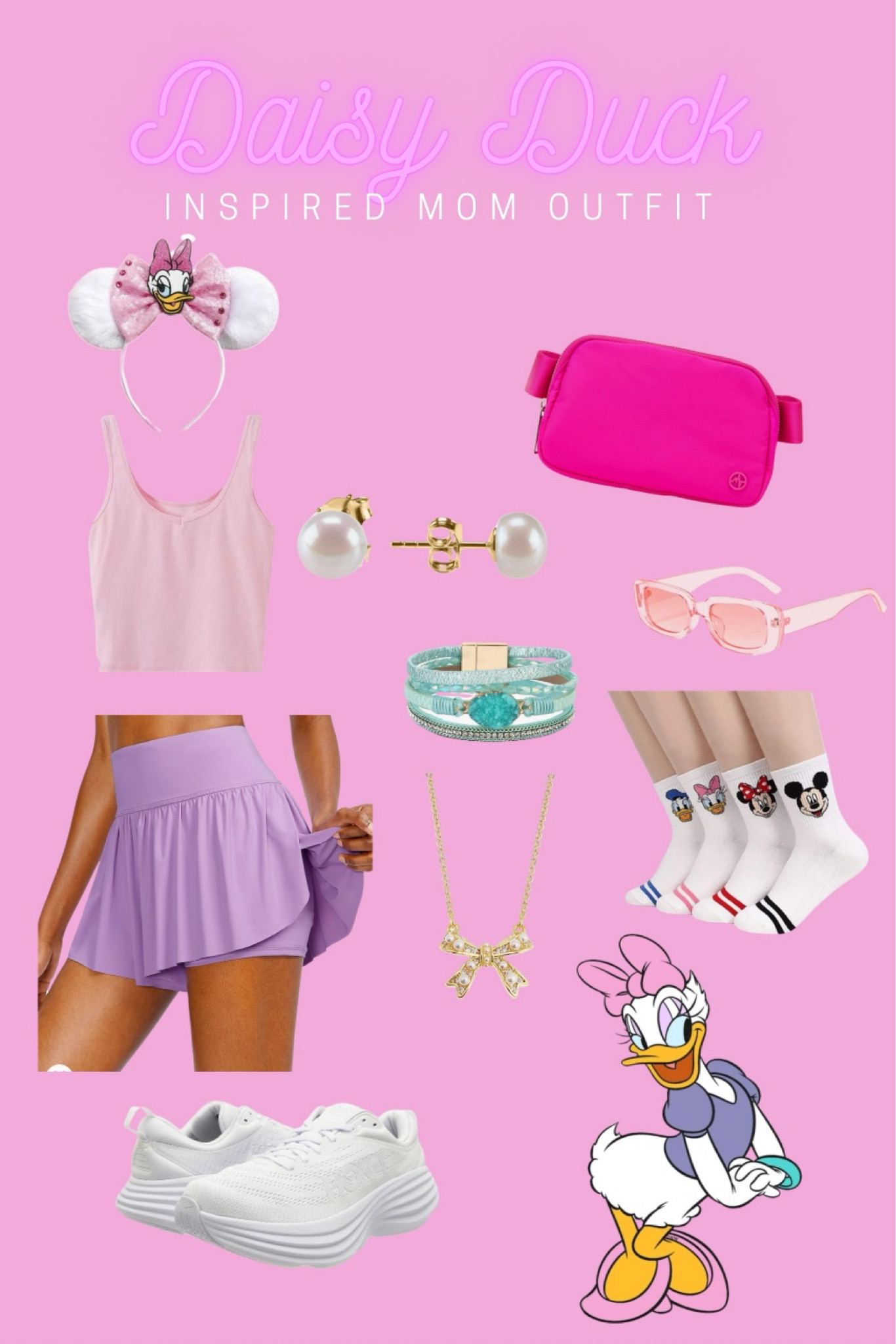 Daisy Duck Inspired Momfit for Disney

#LTKstyletip #LTKActive
