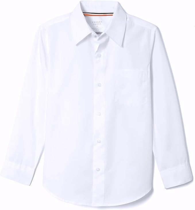 French Toast Boys' Expandable Collar Button Down Dress Shirt with Long Sleeves (Standard & Husky) | Amazon (US)