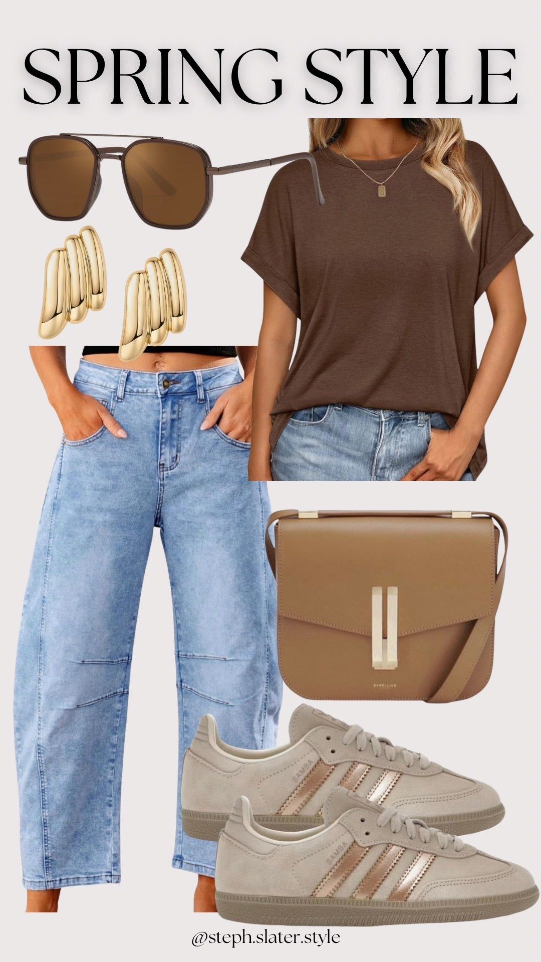 Casual spring outfit 🤎

#LTKSeasonal #LTKSaleAlert #LTKootd