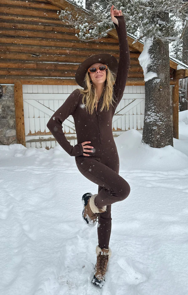 Lodge Onesie ~ Winter Rib Chocolate | Show Me Your Mumu