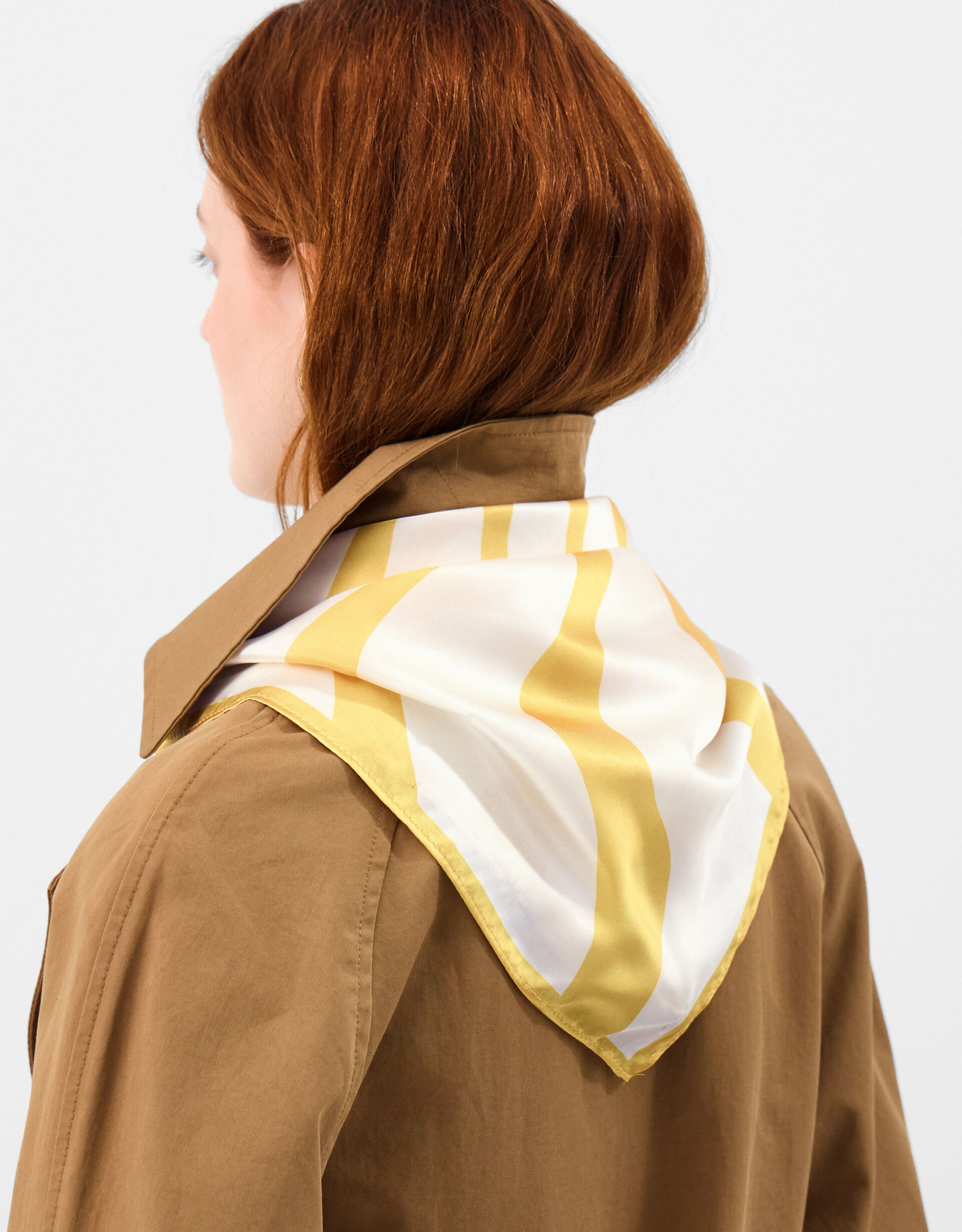 Sun Stripe Square Satin Scarf | Accessorize (Global)