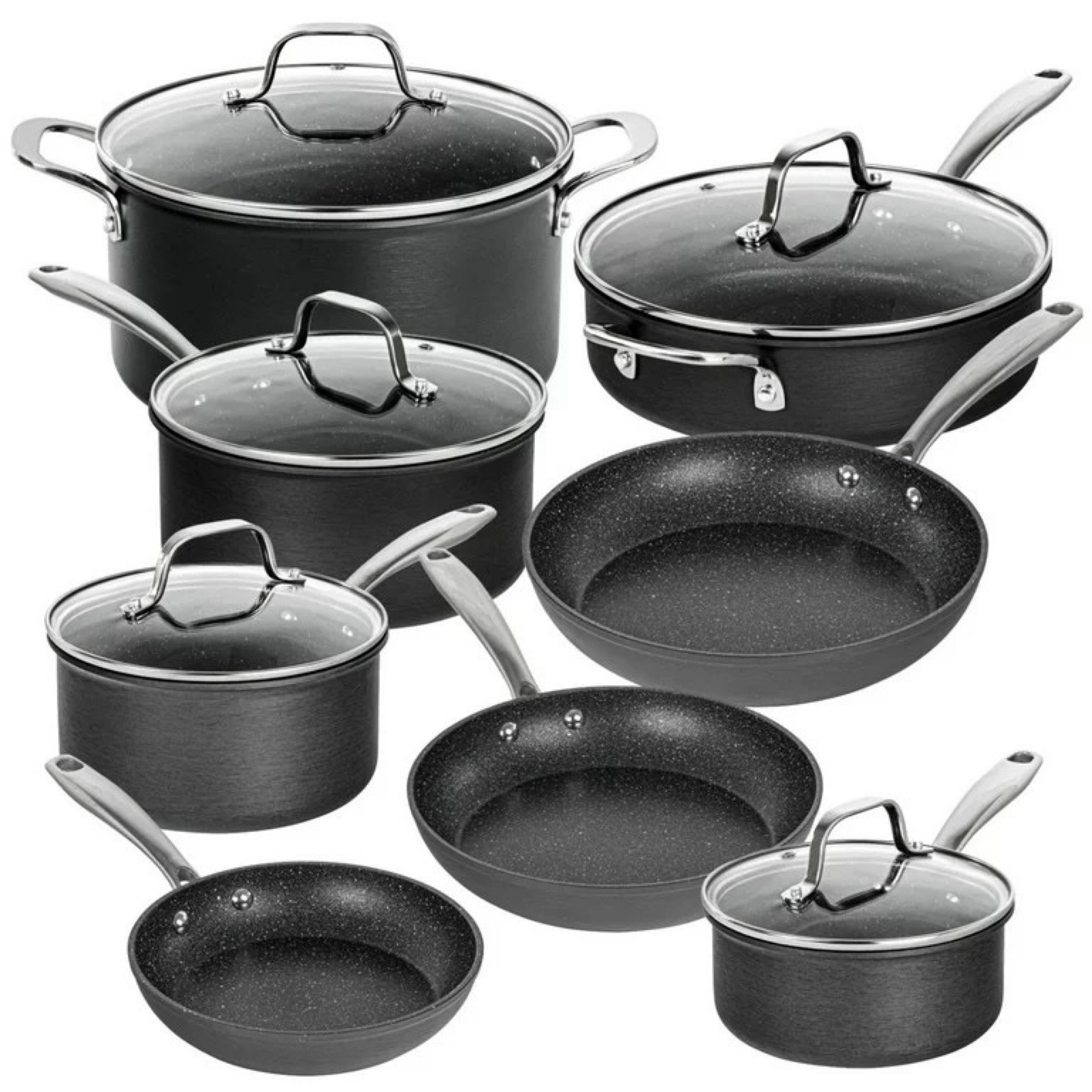 Granite Stone Pro Hard Anodized Pots and Pans Set Premium Nonstick Cookware Set Oven Dishwasher Safe 13Pcs

#LTKFamily #LTKHome #LTKParties