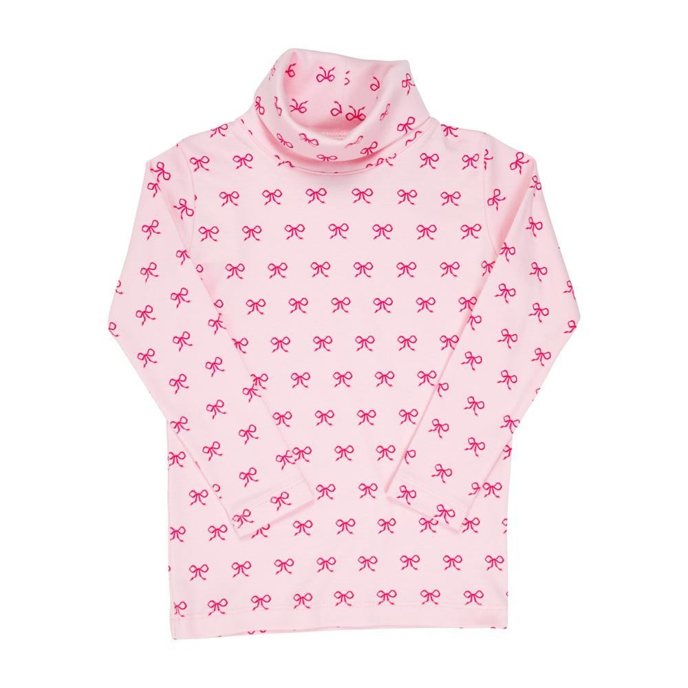 Tatum's Turtleneck Shirt & Onesie - Bea Louise Bow | The Beaufort Bonnet Company