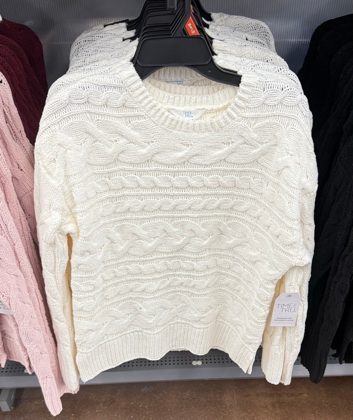 White cream chenille cable knit sweater is soft, cozy, and perfect for fall and winter outfits. The midweight knit and classic cable design make it easy to dress up or wear casually with jeans or trousers, making it a go-to sweater for everyday wear, work-friendly looks, and cozy seasonal outfits.

#LTKFindsUnder50 #LTKPlusSize #LTKMidsize