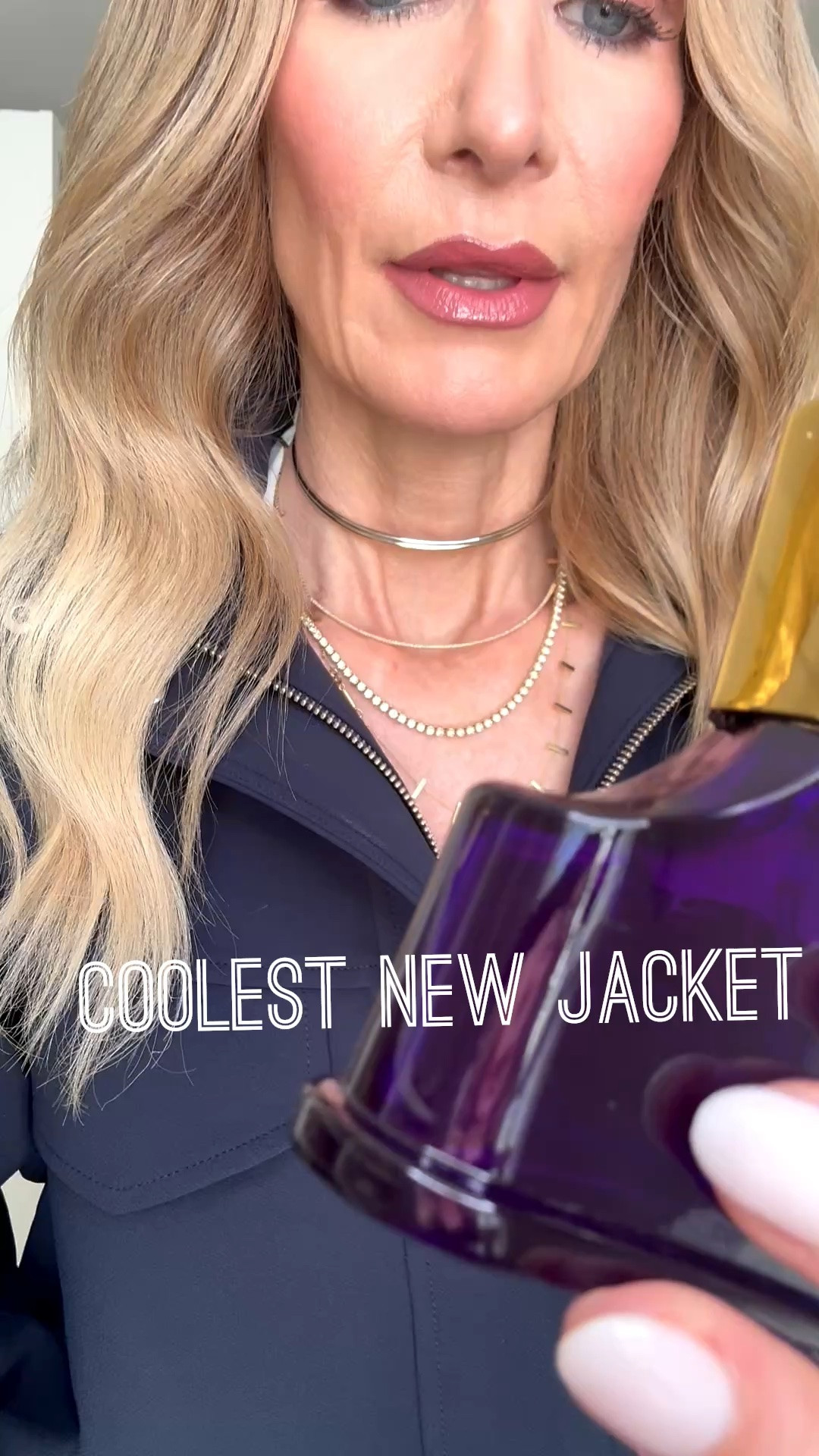Trending now: the high collar bomber jacket. 💙

This one from Aritzia is SO good! It’s made from a high-quality, wrinkle-resistant crepe fabric that looks polished all day, comes in six gorgeous colors, and I’m especially loving the navy.

It’s such a versatile jacket—you can dress it up or down and style it so many different ways.

Sizing: It has an oversized fit, so I sized down to an XXS. I’m also wearing a size 24 in the denim and an XS in the white Aritzia halter top, which is another wardrobe basic I’m reaching for on repeat. 

 #LTKootd #LTKgrwm #LTKOver40