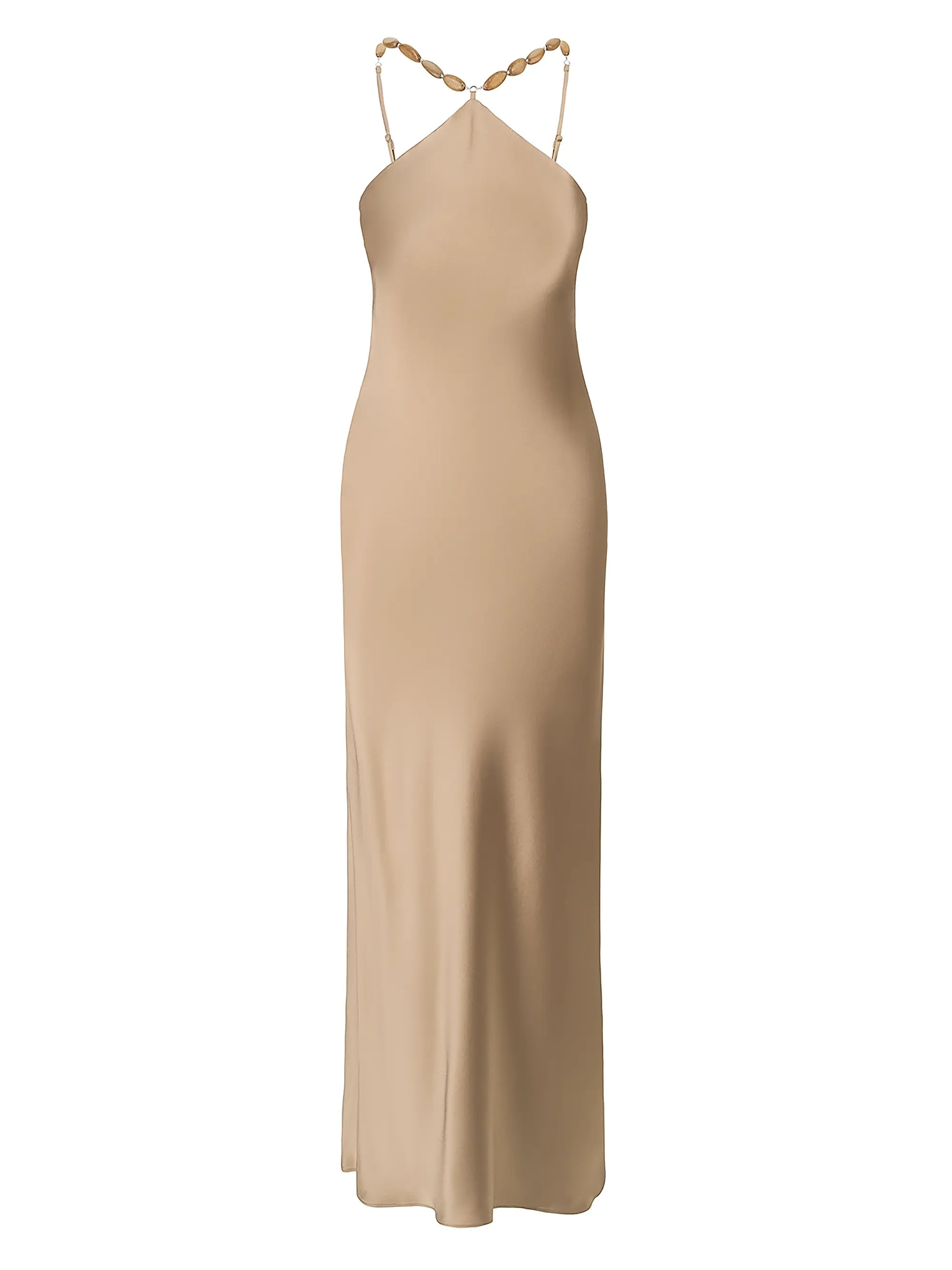 Cadence Beaded Satin Maxi Dress | Saks Fifth Avenue