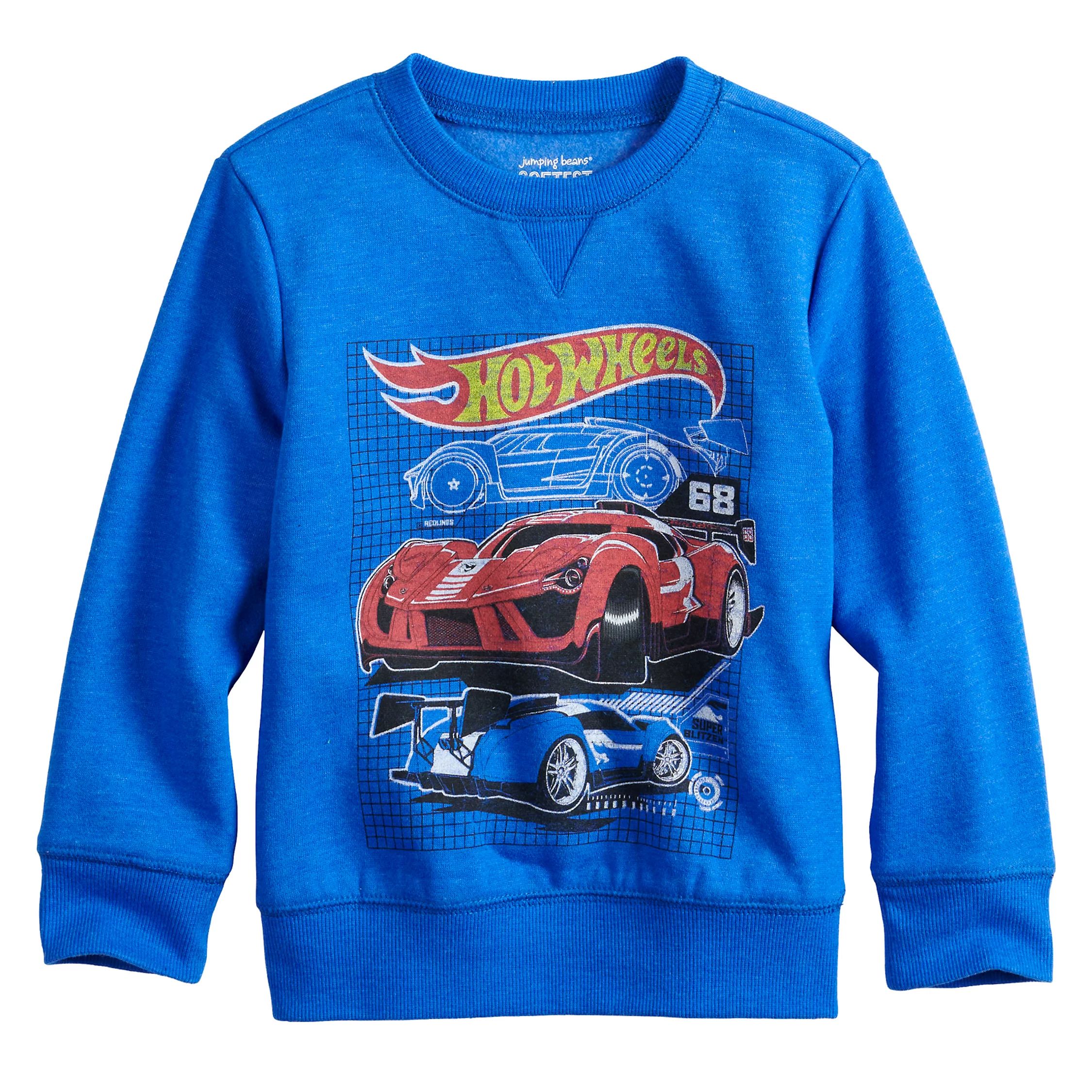Toddler Boy Jumping Beans® Hot Wheels Sweatshirt | Kohl's