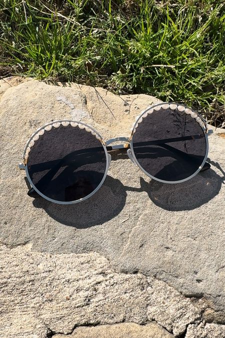 The cutest pearl detailed sunnies! 

#LTKsalealert #LTKFestival #LTKSeasonal