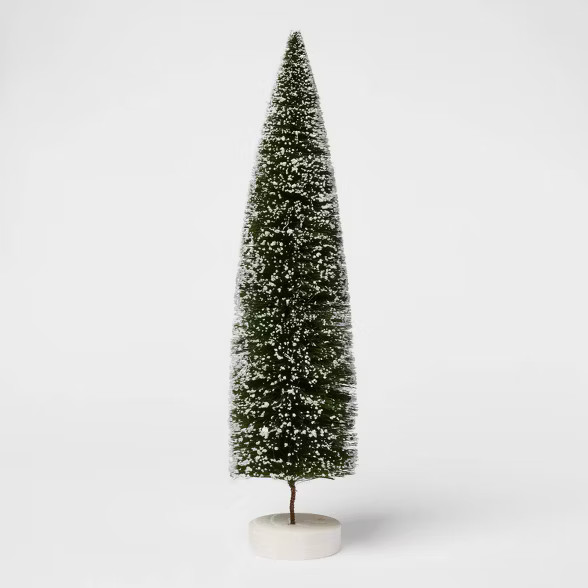 Bottle Brush Tree Figurine - Threshold™ | Target