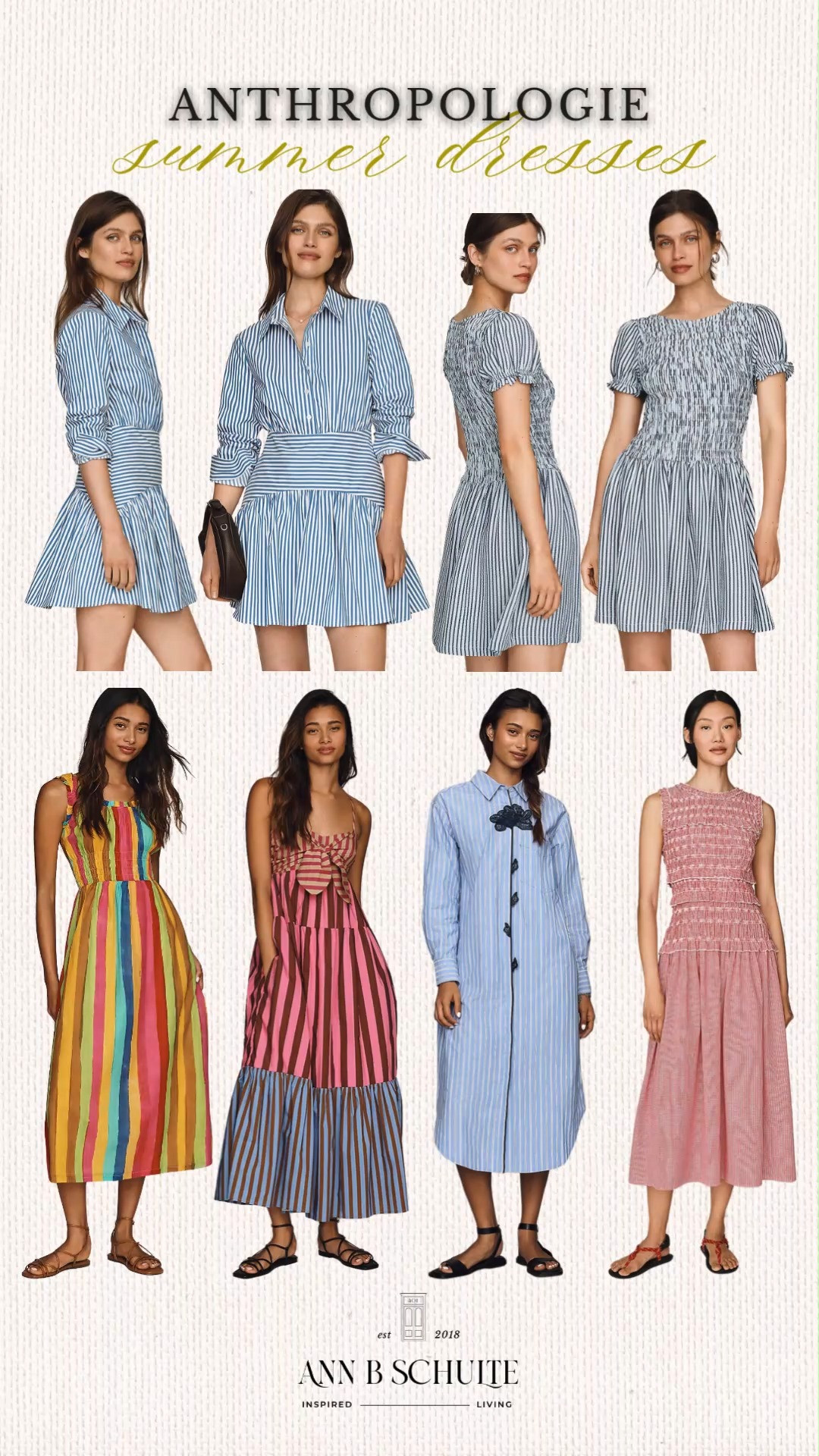Anthro summer dresses are bringing twirl worthy charm and sunny day style with code ANTHRO20 for 20% off favorites made for warm weather moments. ☀️🌸👗 #Anthropologie #SummerDresses #DressSeason #BohoStyle #VacationOutfits #WomensFashion #SummerStyle #ChicLooks #LTKsale #StyleInspiration 

 #LTKootd #LTKSaleAlert