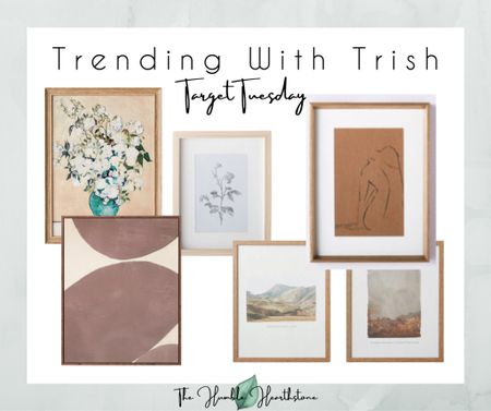 Here’s what’s Trending with Trish this Target Tuesday.  
#wallart #target #art #targetfinds 

#LTKhome #LTKunder100 #LTKunder50