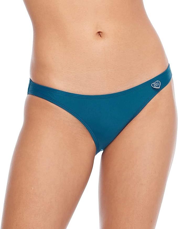 Body Glove Women's Smoothies Basic Solid Fuller Coverage Bikini Bottom Swimsuit | Amazon (US)
