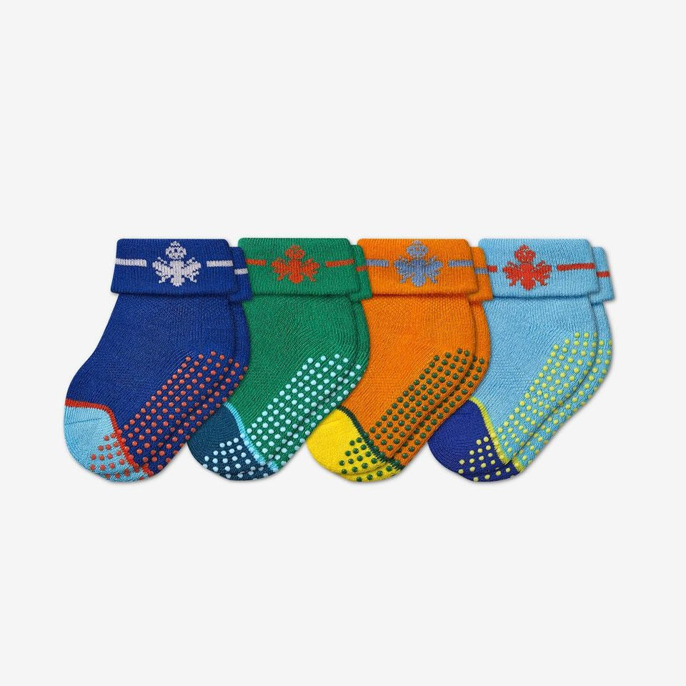 Baby Gripper Socks 4-Pack (6-12 Months) | Bombas