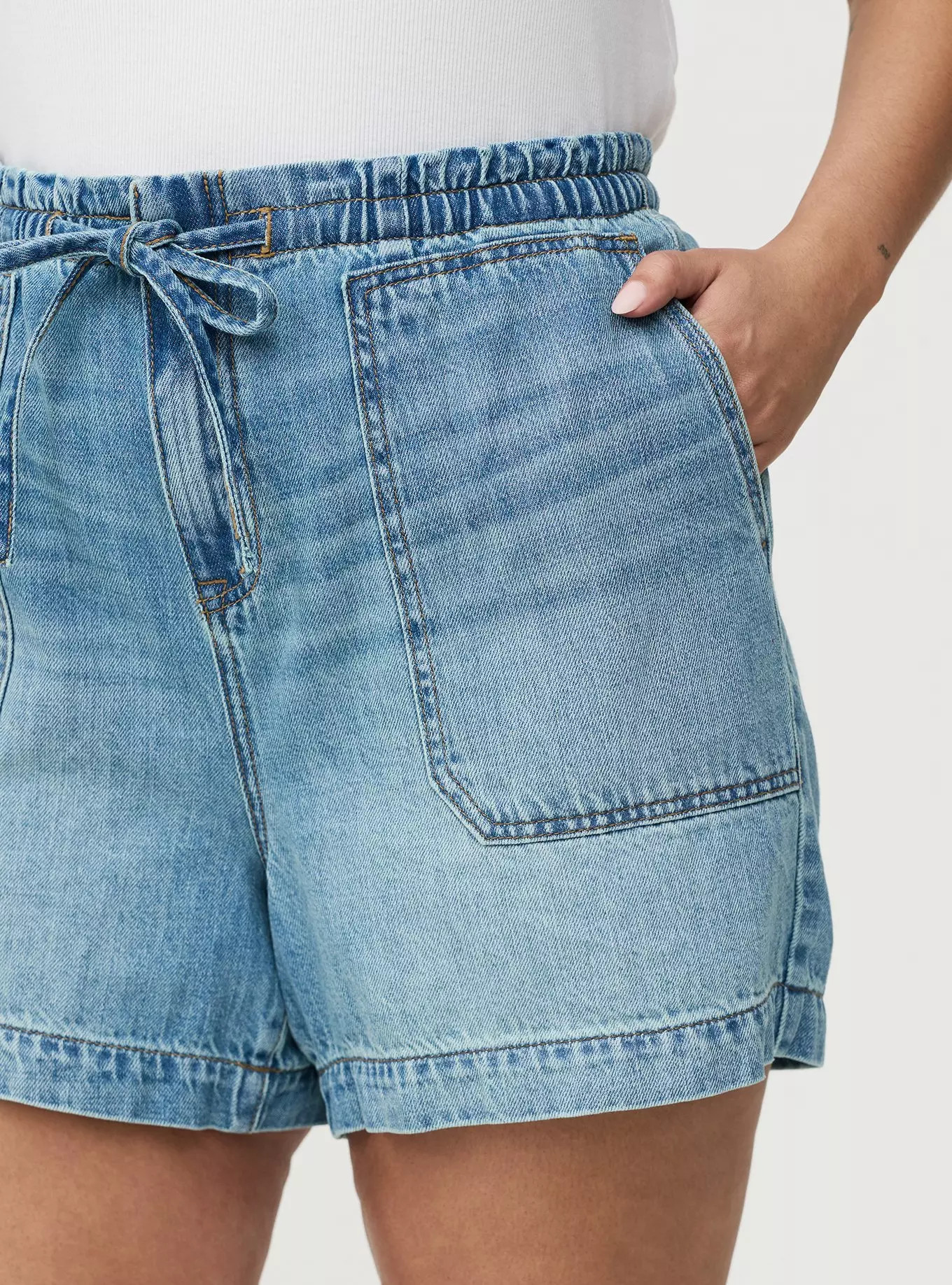 5'' High-Rise Lightweight Denim Short | Torrid (US & Canada)