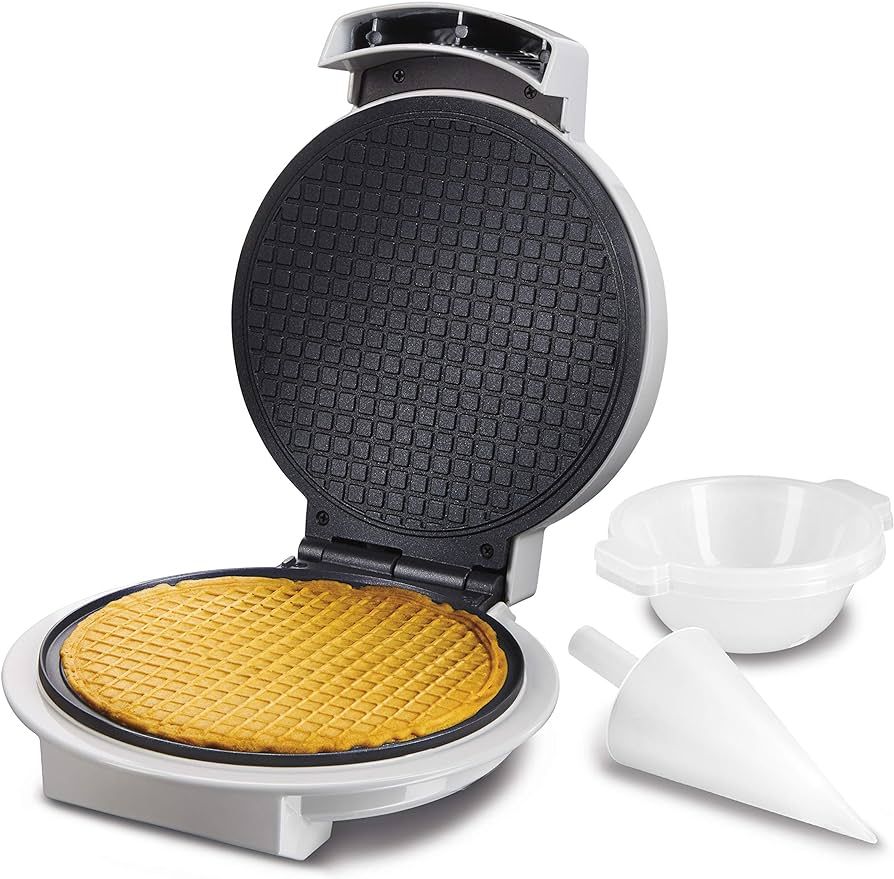 Proctor Silex Waffle Cone and Ice Cream Bowl Maker with Browning Control, Shaper Roller and Cup P... | Amazon (US)