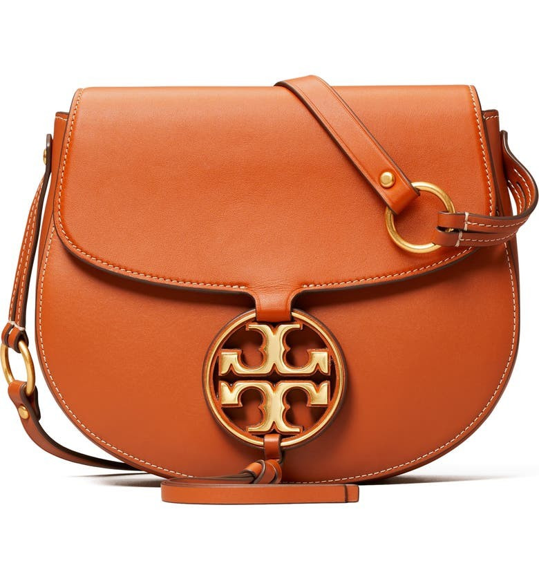 Miller Metal Logo Leather Crossbody Bag | Nordstrom