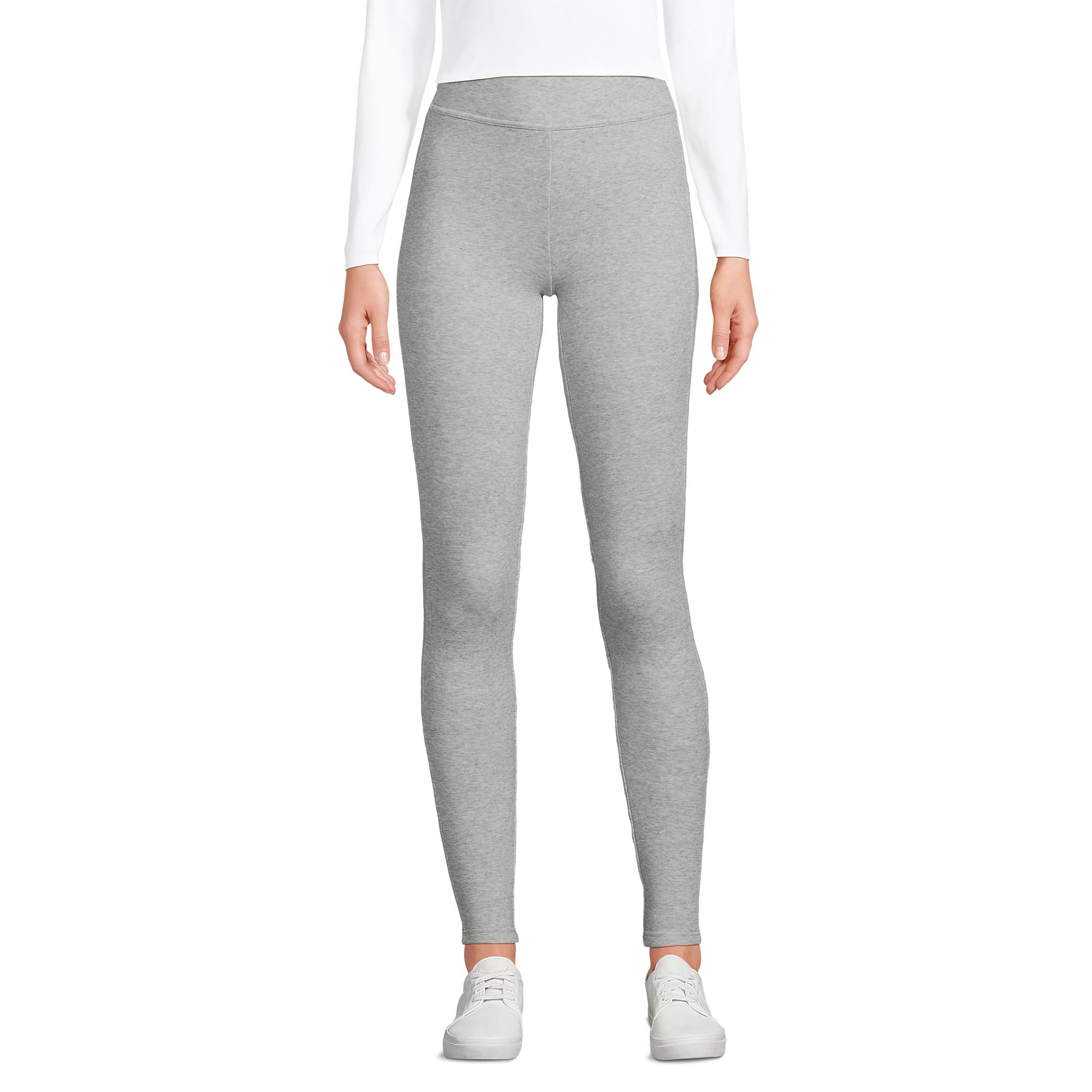 Women's Tall High Rise Serious Sweats Fleece Lined Pocket Leggings | Lands' End (US)