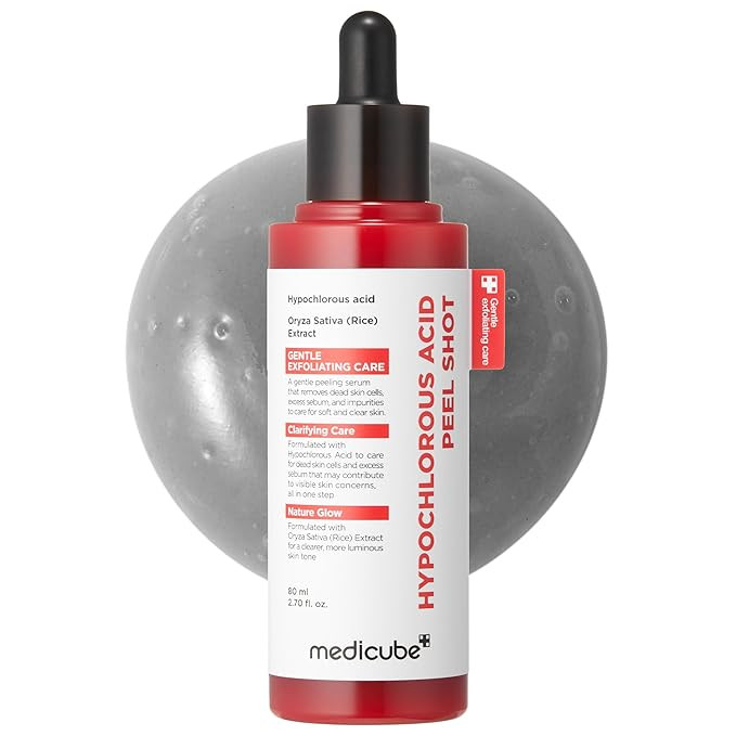 medicube Hypochlorous Acid Rice Peel Shot | Gentle Exfoliating Serum for Dead Skin Cells & Pore C... | Amazon (US)