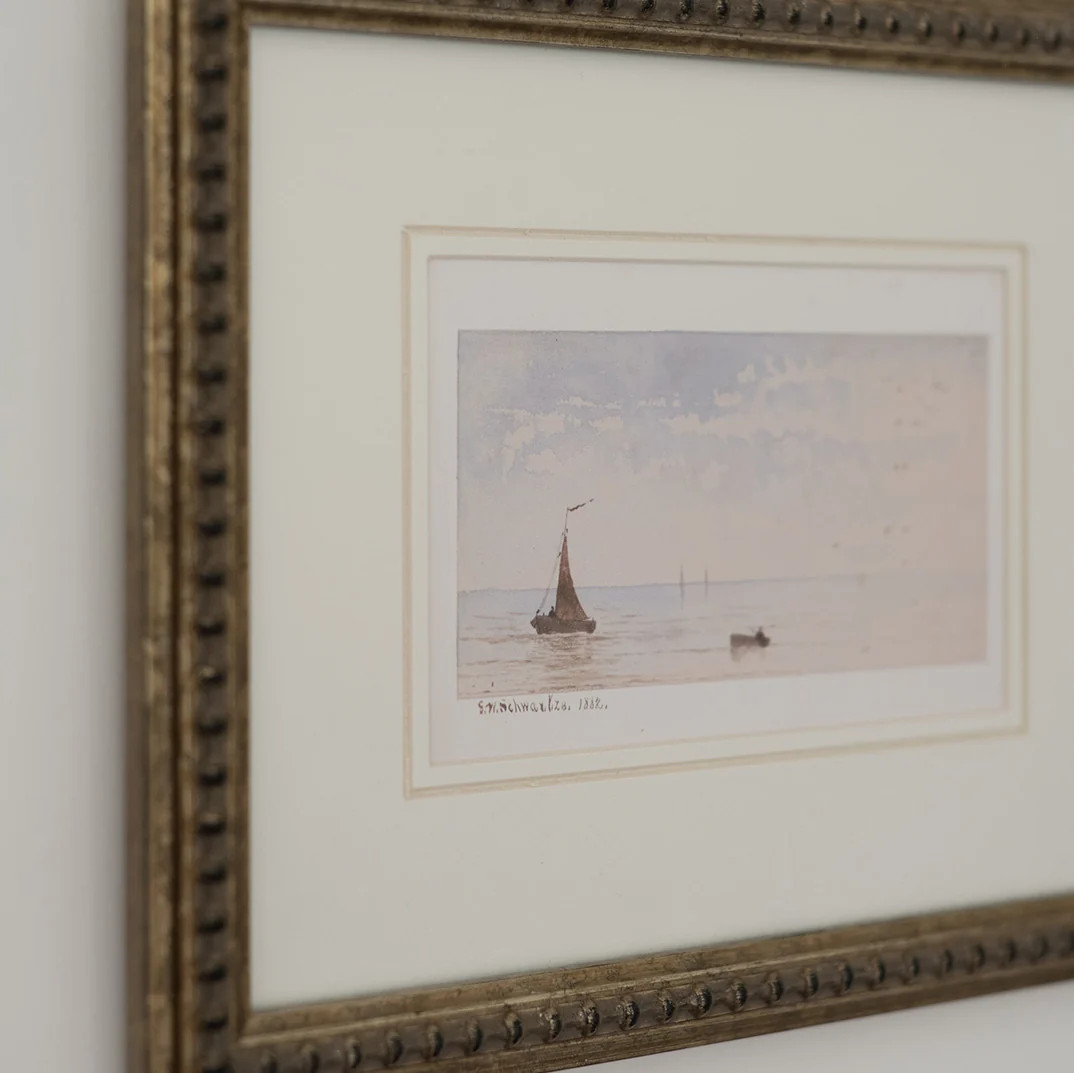 Sailboat Watercolor Framed Art | Elements by Remedy