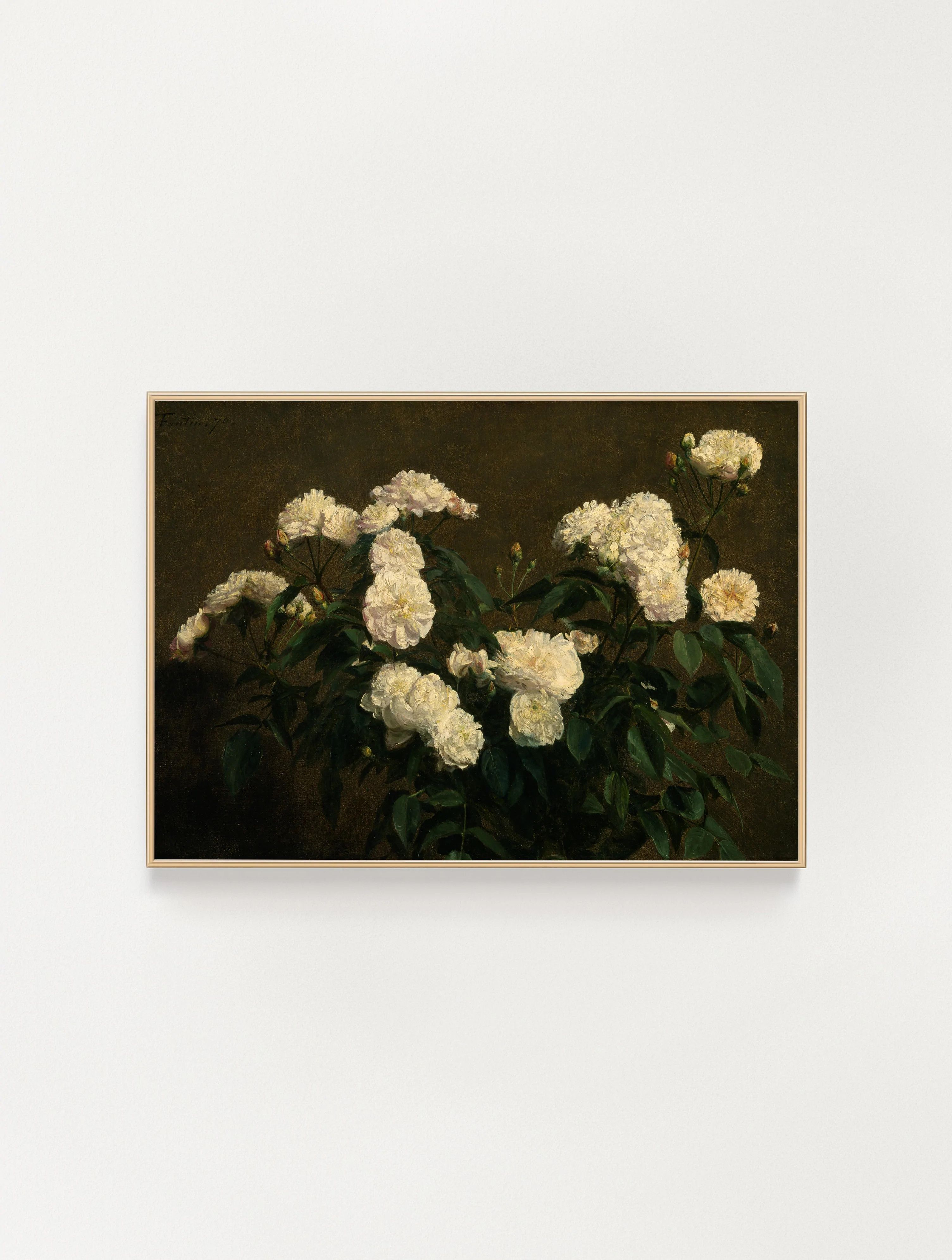 White Floral Still Life | Maris Home