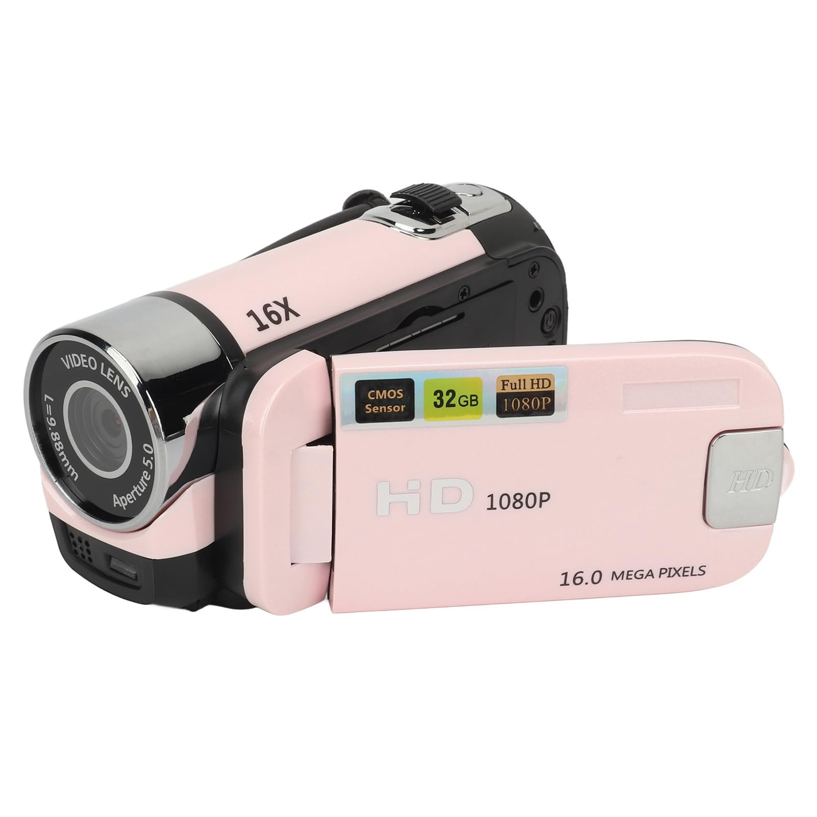 Video Camera Camcorder, Portable 1080P HD Vlogging Camera,2.4in Rotatable Screen Camcorder with F... | Amazon (UK)