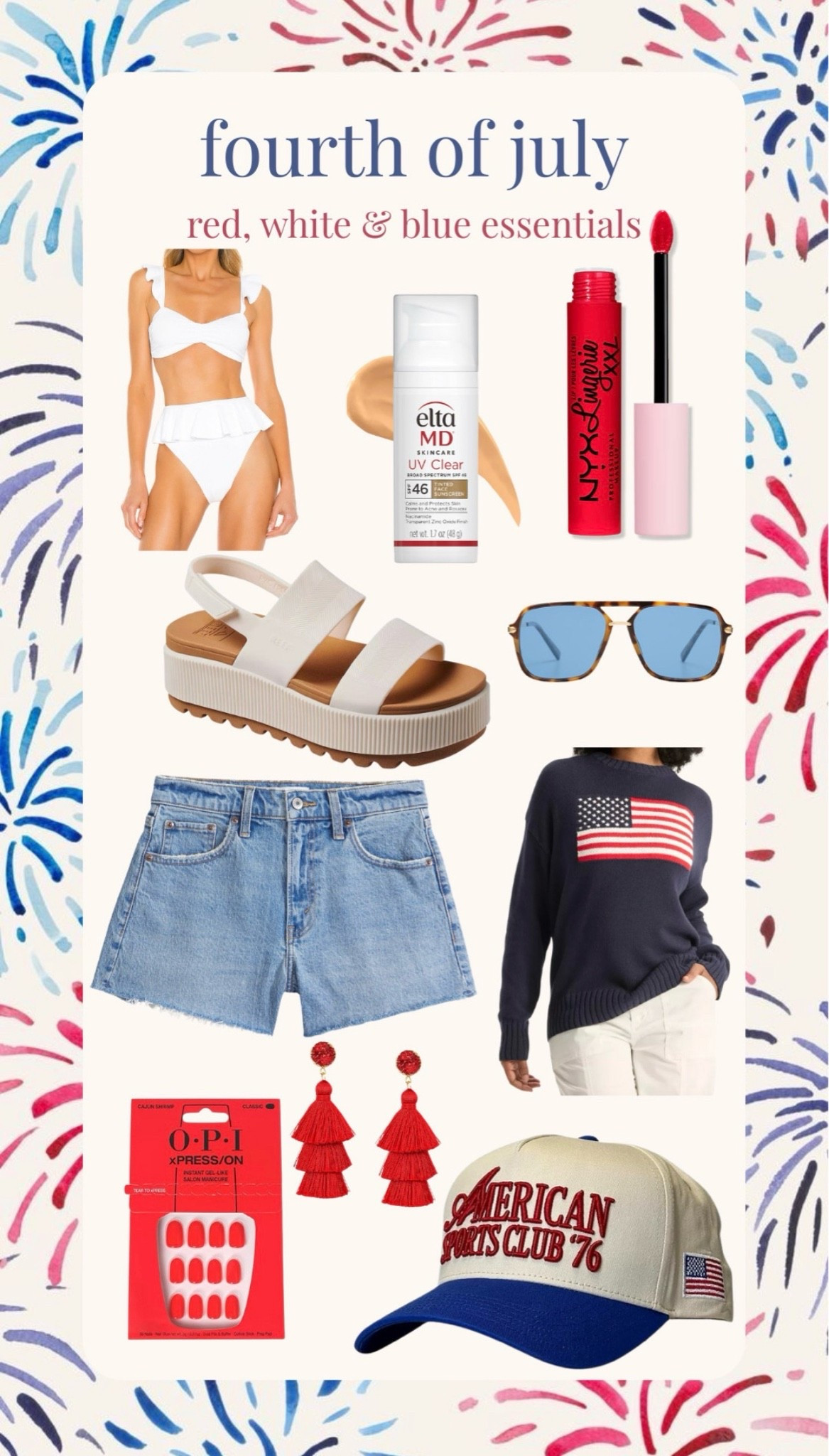 last minute holiday weekend picks 🇺🇸

#LTKootd #LTKSwim #LTKBeauty