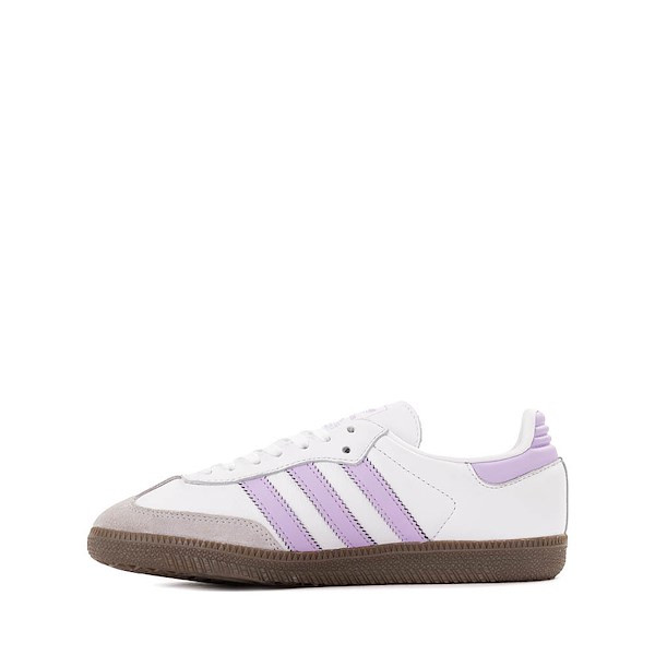 adidas Samba OG Athletic Shoe - Big Kid - Cloud White / Powder Plum / Gum | Journeys