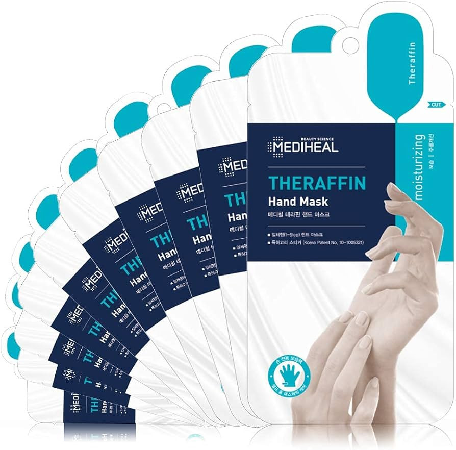 Mediheal Theraffin Hand Mask 10 Pairs, Exfoliating Glove with Shea Butter, Argan Oil, and Ceramid... | Amazon (US)