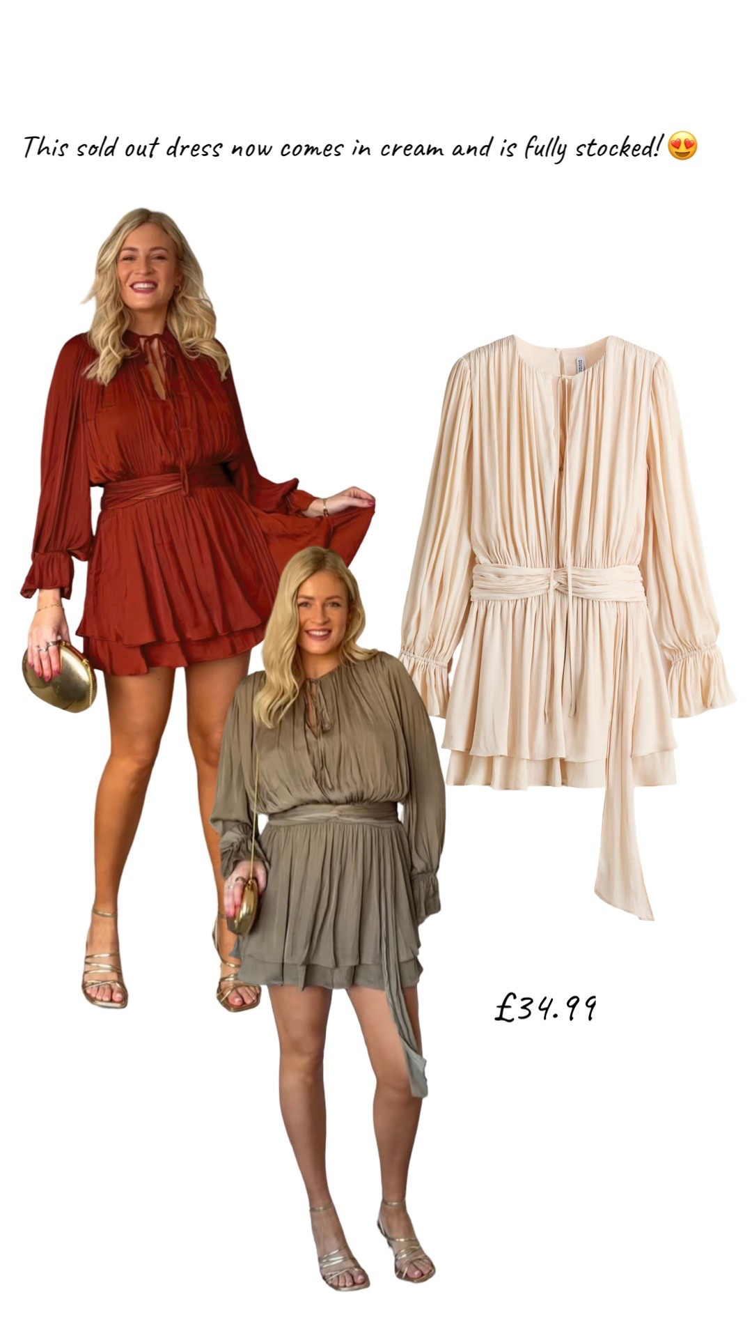 Sold out H&M dress restock 😍