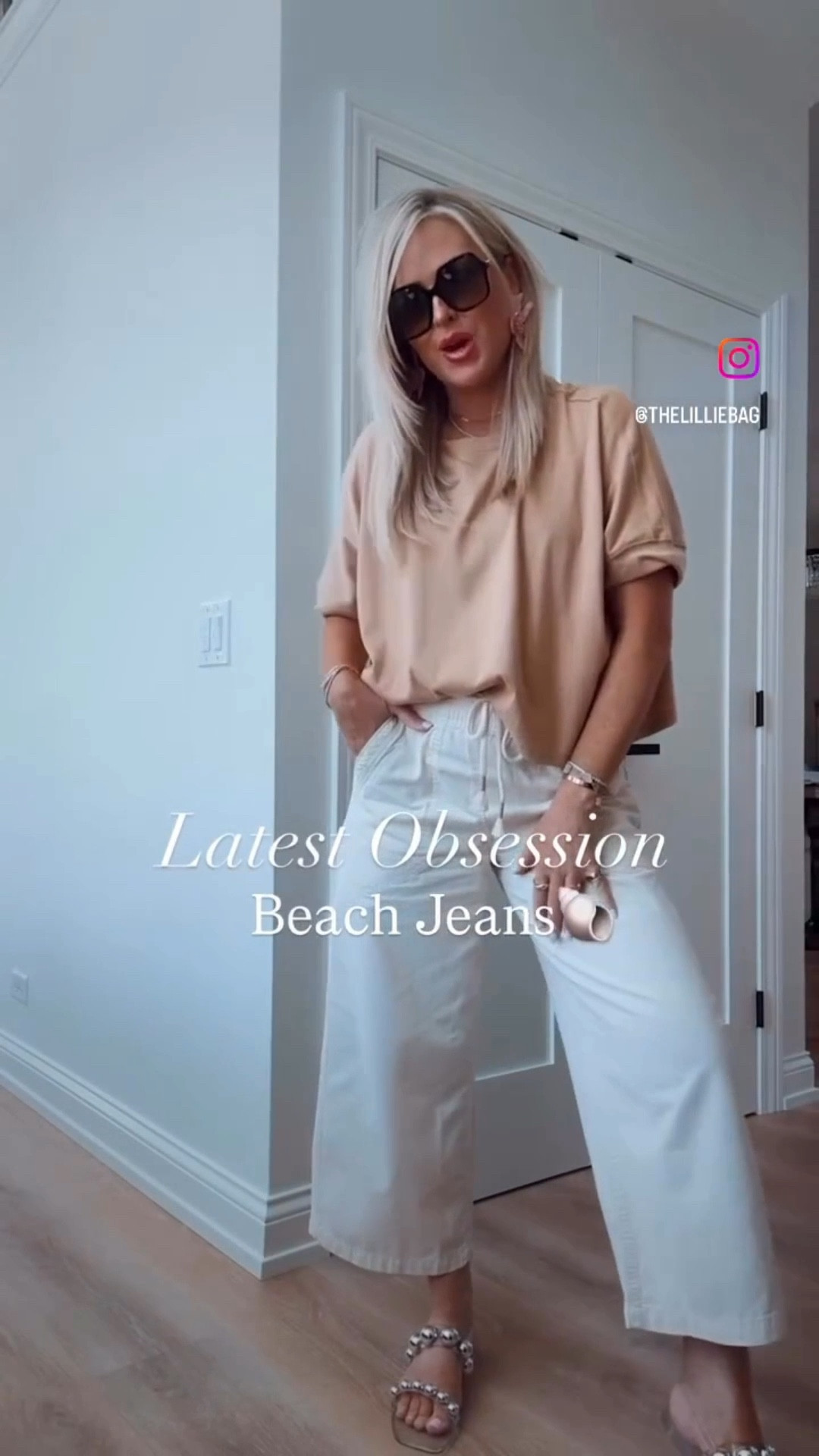 BACK IN STOCK! Beach jeans! Im wearing my TTS. 

Vacation outfit. Resort wear. Jeans. 

#LTKSeasonal #LTKootd