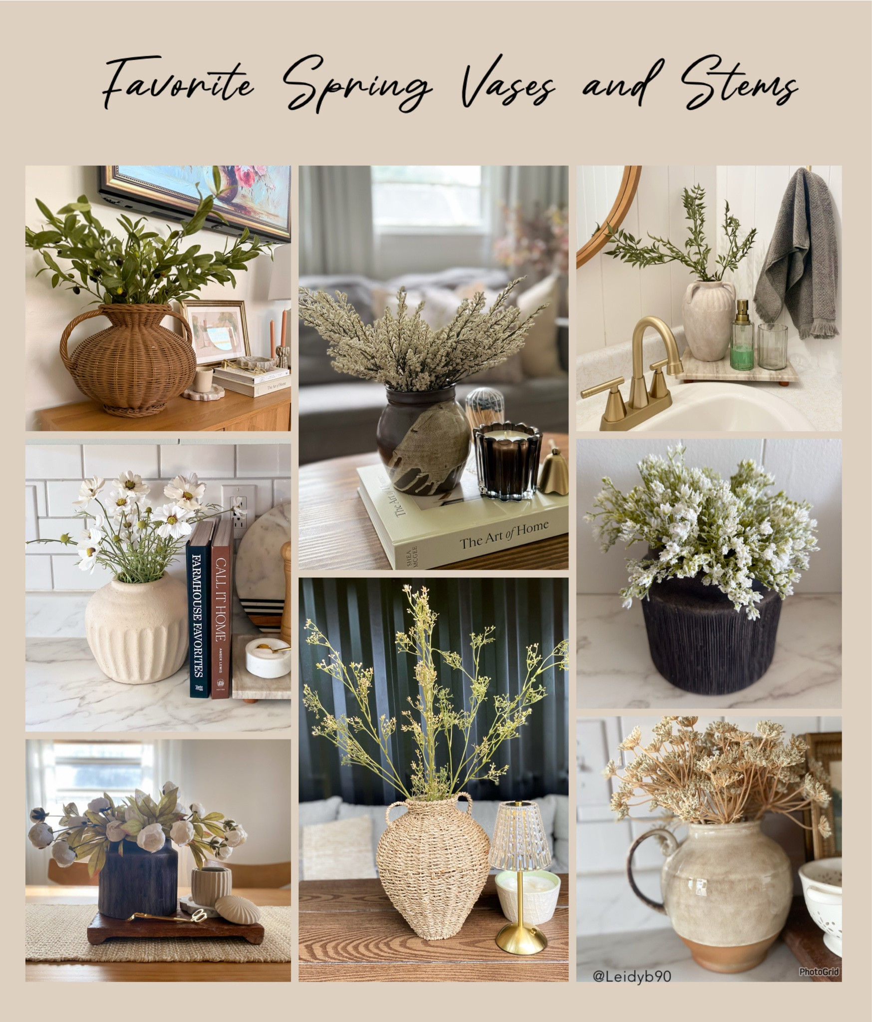 Favorite Spring vases and stems✨ Walmarts favorite vases, Walmart favorite stems, wicker vase, pitcher, kitchen countertop styling, dining table styling, bathroom countertop styling 

#LTKHome #LTKSaleAlert #LTKSeasonal