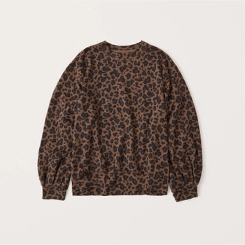 softAF | Online Exclusive
			


  
						Oversized Crew Sweatshirt | Abercrombie & Fitch (US)