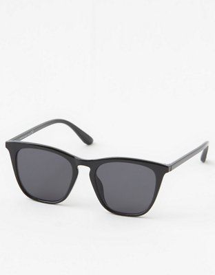 AEO Classic Black Wayfarer Sunglasses | American Eagle Outfitters (US & CA)