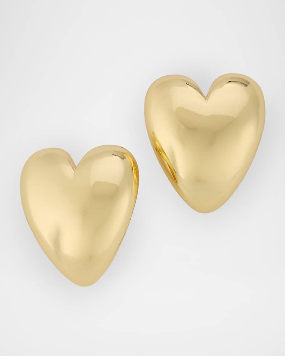 BaubleBar Heart Huggie Earrings, Large | Neiman Marcus