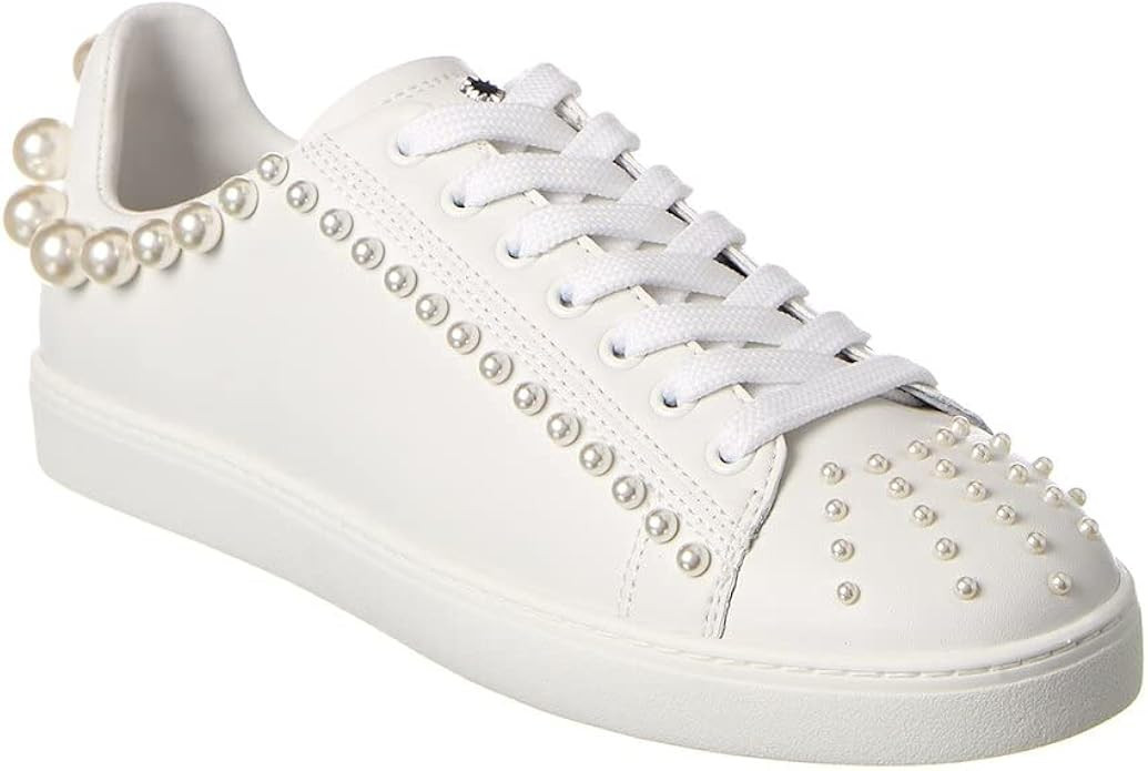 Stuart Weitzman Goldie Leather Sneaker | Amazon (US)