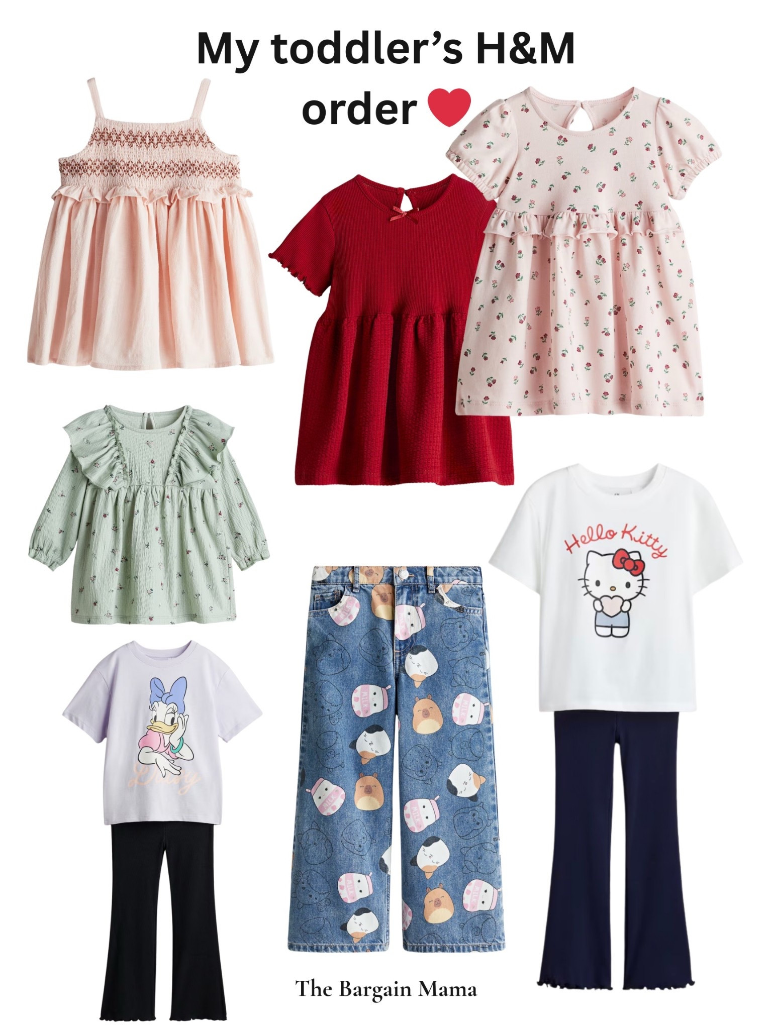 Clearance sale at H&M! Getting ready for spring! 🌸

Toddler
Girl
Dress
Valentine’s Day
Daisy
Hello Kitty
Pink

#LTKSaleAlert #LTKFindsUnder50 #LTKKids
