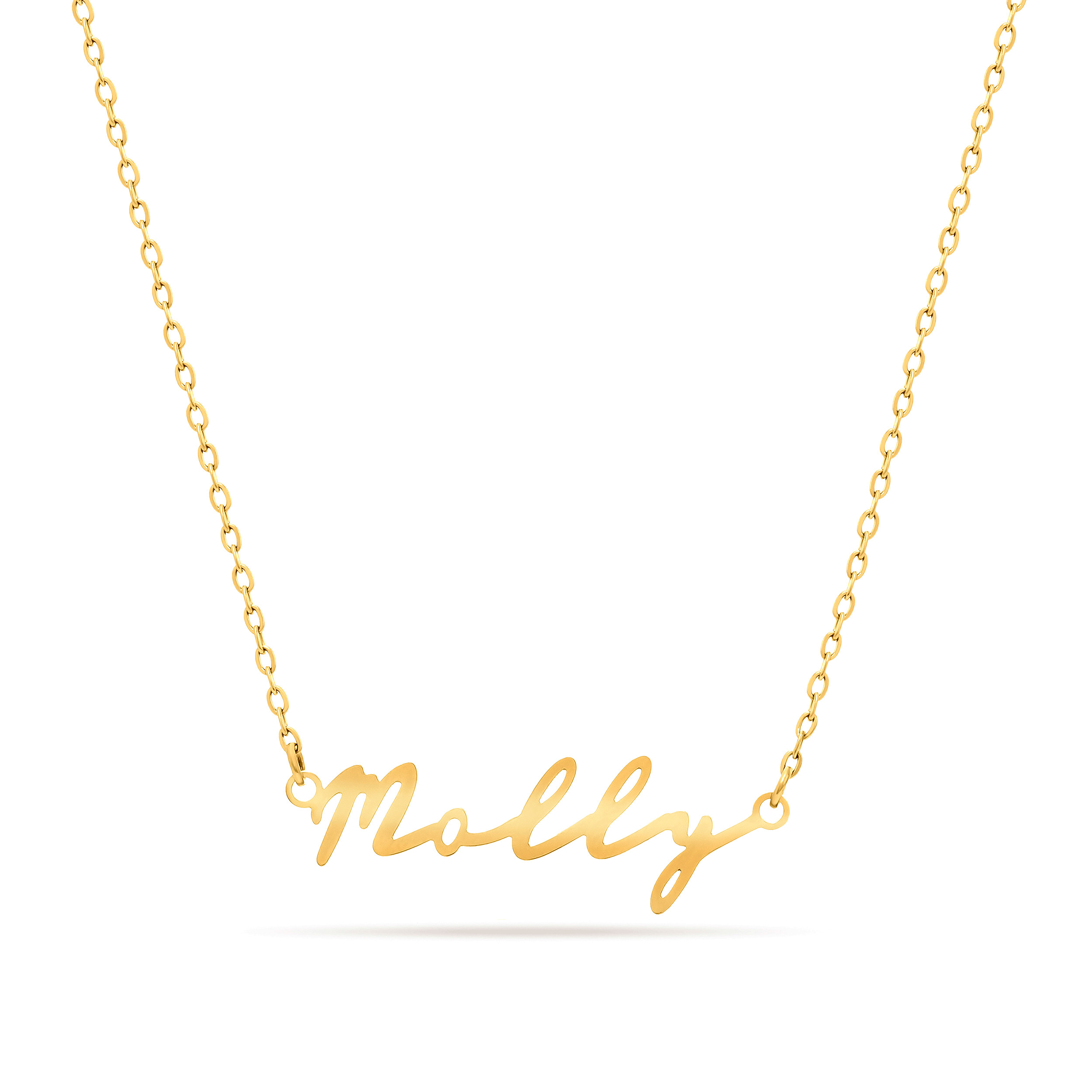 Signature Name Necklace (Gold) | Abbott Lyon