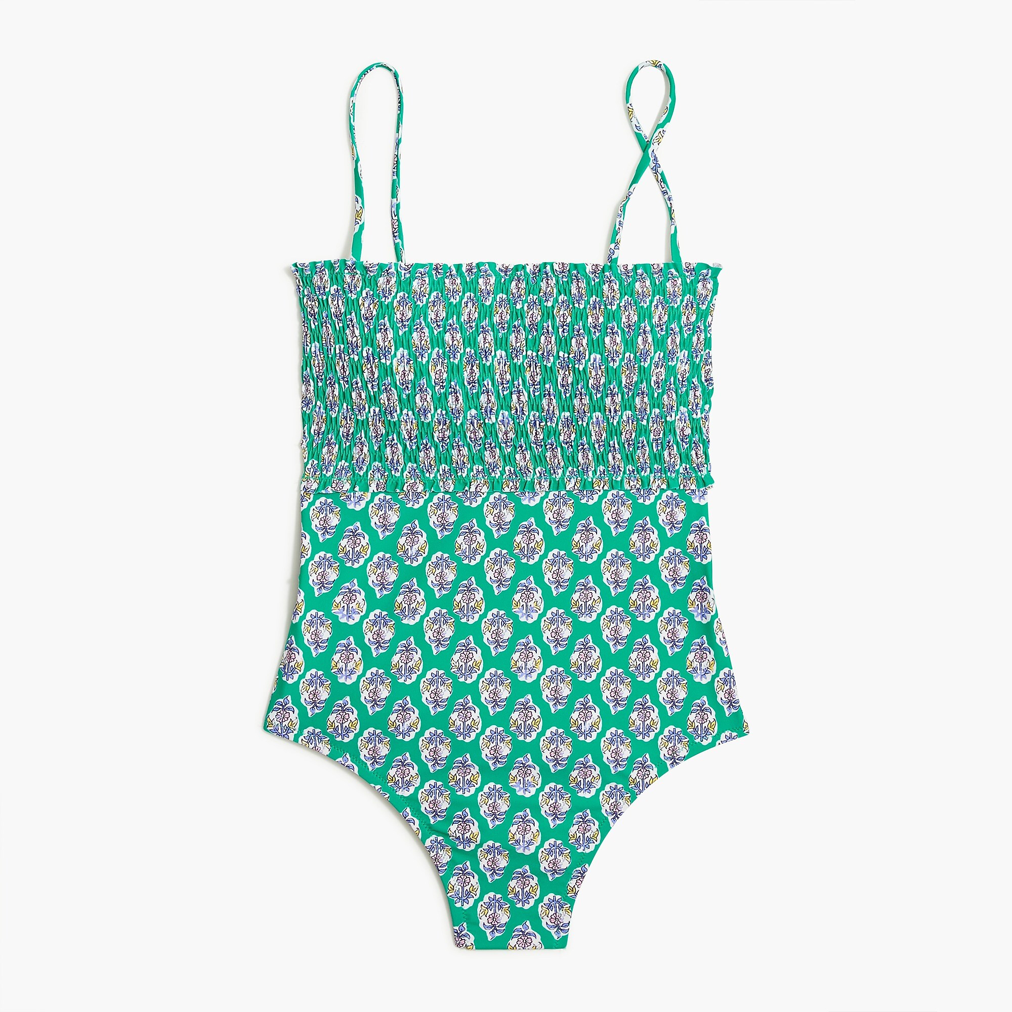 Smocked one-piece swimsuit | J.Crew Factory