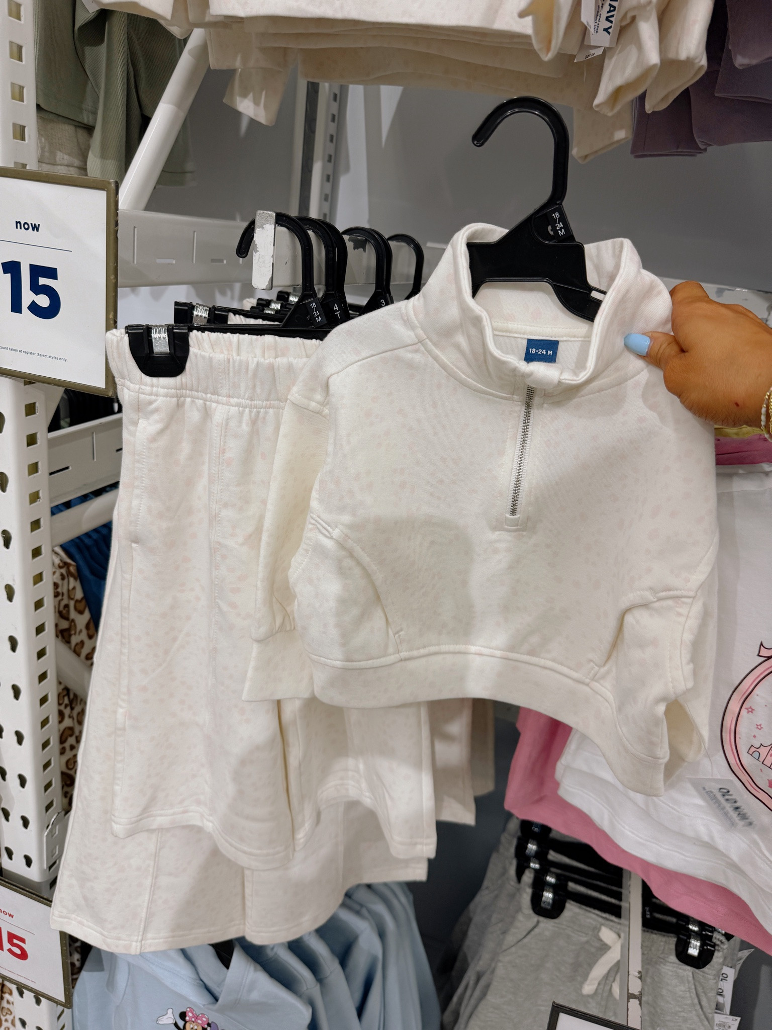 Half zip athletic baby set 🤗