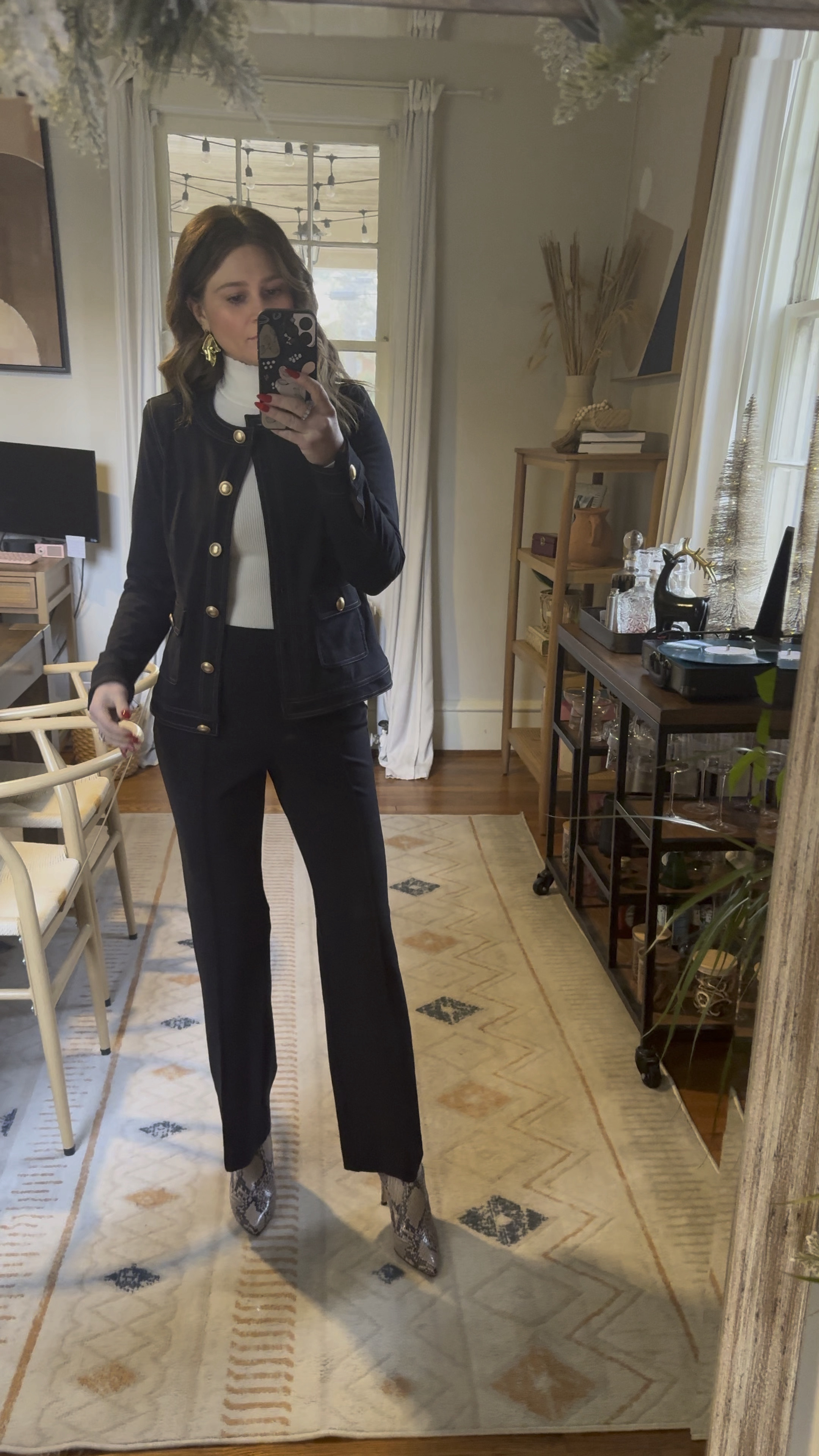 Perfect work look. Mix and match the set. Cropped jacket. Dress pants.  Booties. Shoe  

Summersalt code is Brandijs10 
Booties best shoe brand ever Inez code Brandi15 

#LTKVideo #LTKworkwear #LTKshoecrush