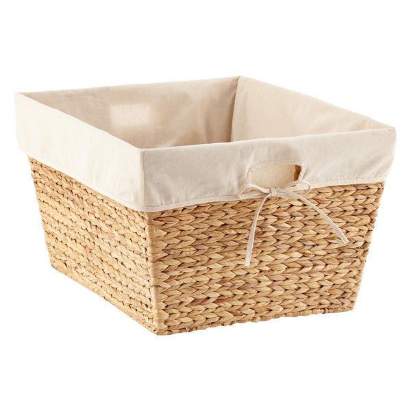 Water Hyacinth Tapered Basket | The Container Store