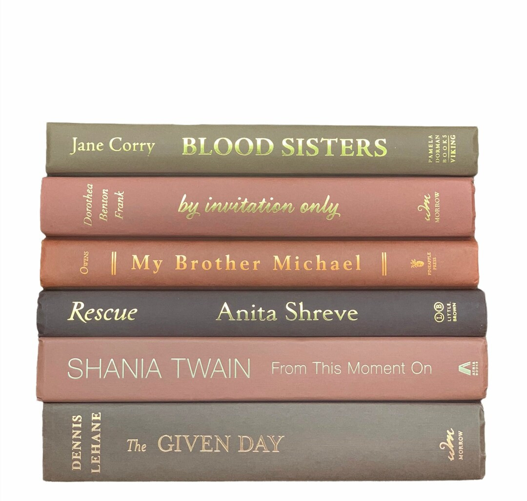 Orange Books  Brown Books  Tan Books  Decorative Books  - Etsy | Etsy (US)