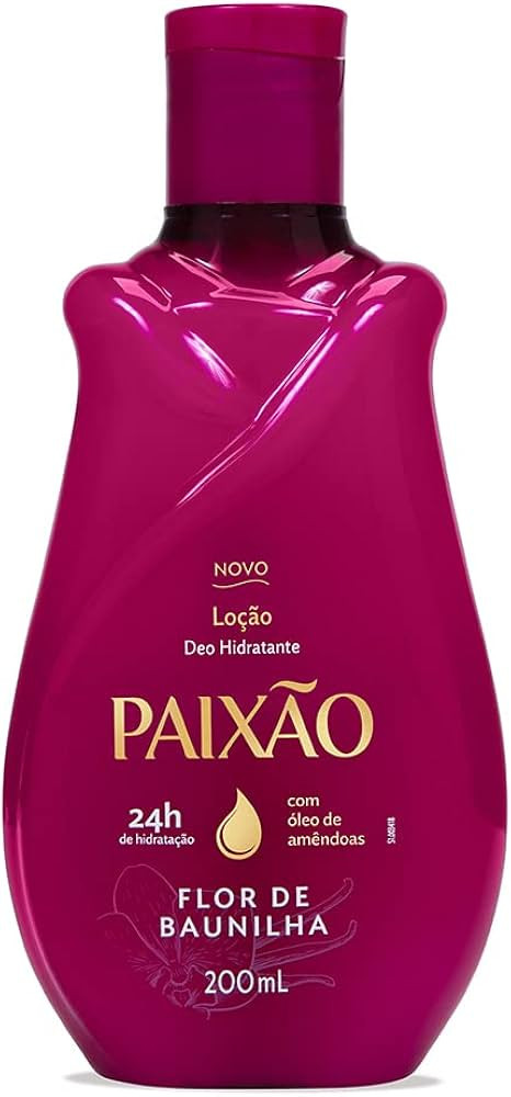Paixão Loção Hidratante Flor De Baunilha Com Ação Desodorante 200Ml | Amazon (BR)